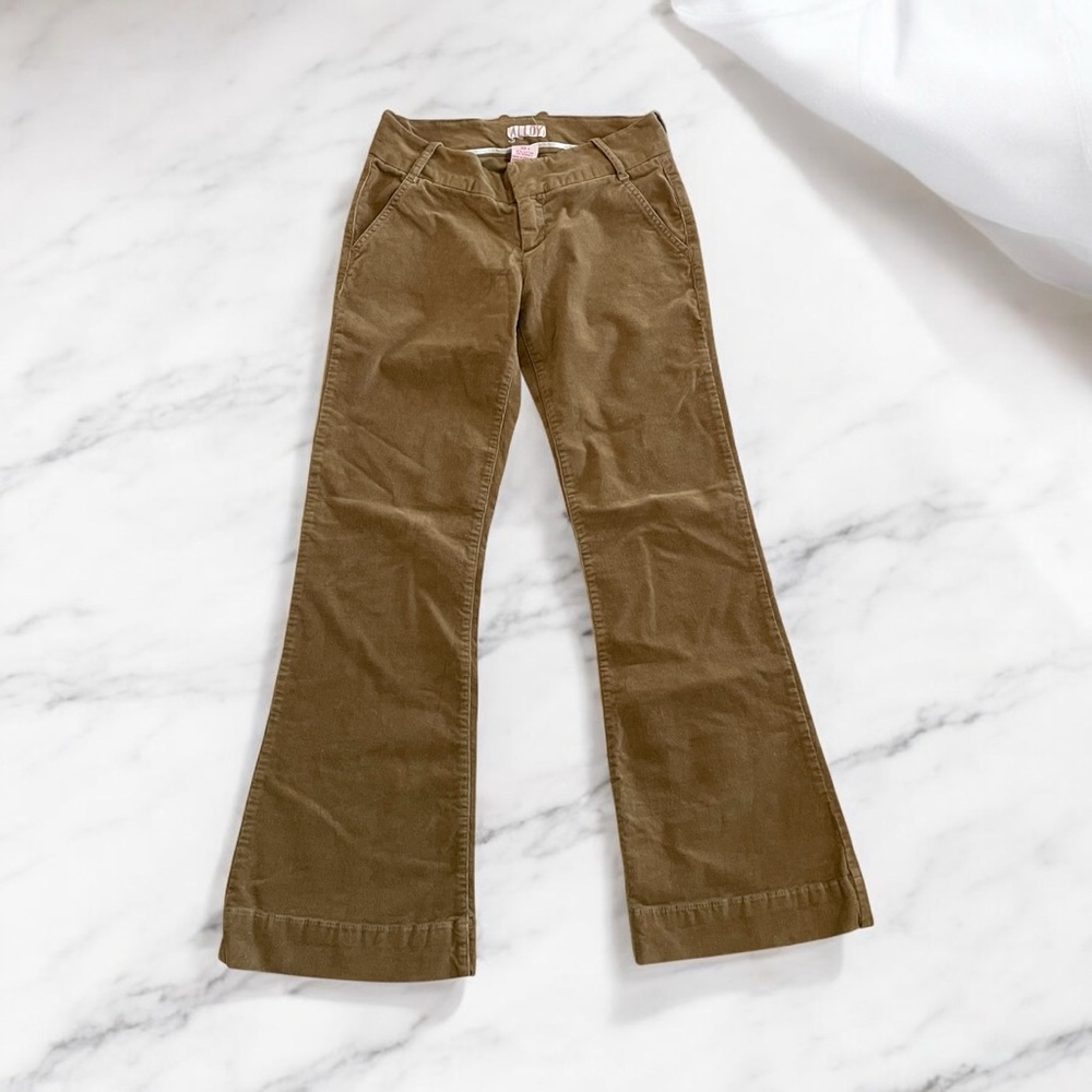 ALLOY Brown Flare Wide Leg Corduroy Jeans Relaxed Fit‎ Size 3
